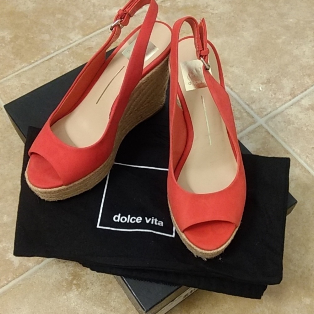 Like New- Dolce Vita Red Espadrilles